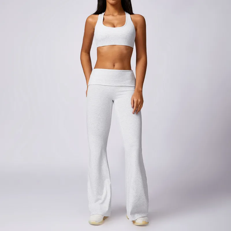 Women's 3-Piece Yoga Set: Sports Bra, Maxi Skirt, and Pants FGBTZ8713