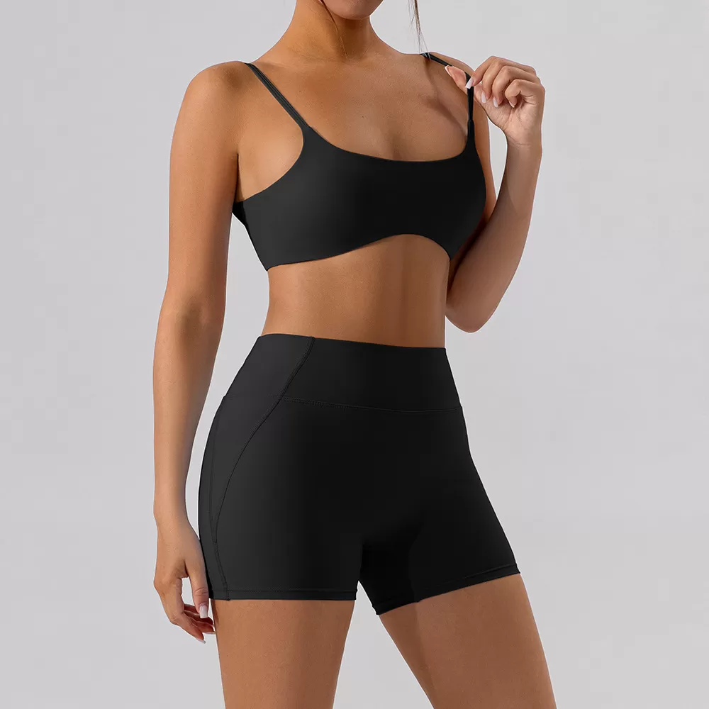 Women's 3-Piece Yoga Set: Sports Bra, Shorts and Leggings FGBYW508+KW297