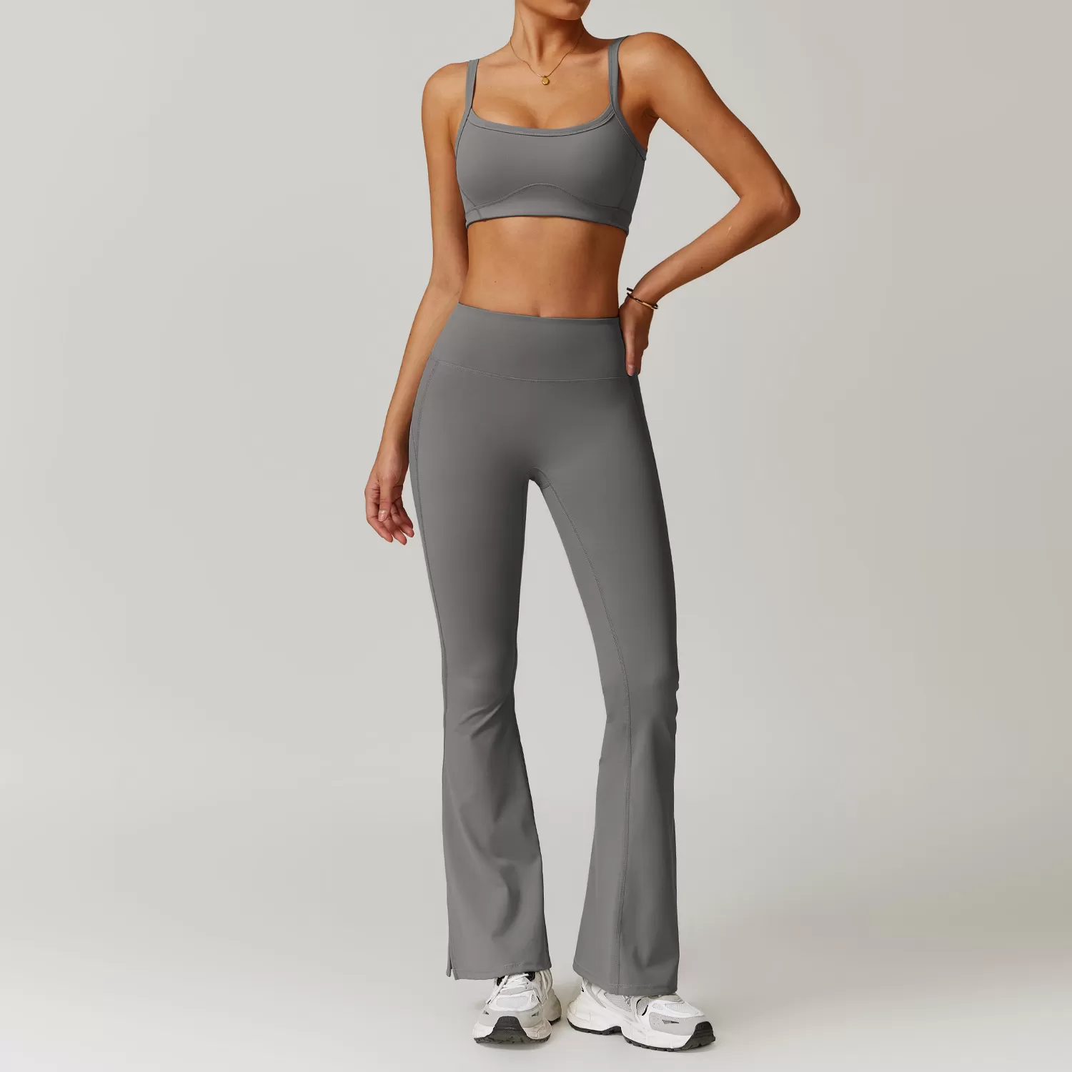 Women's 2-Piece Yoga Set: Sports Top and Pants FGBTZ8900