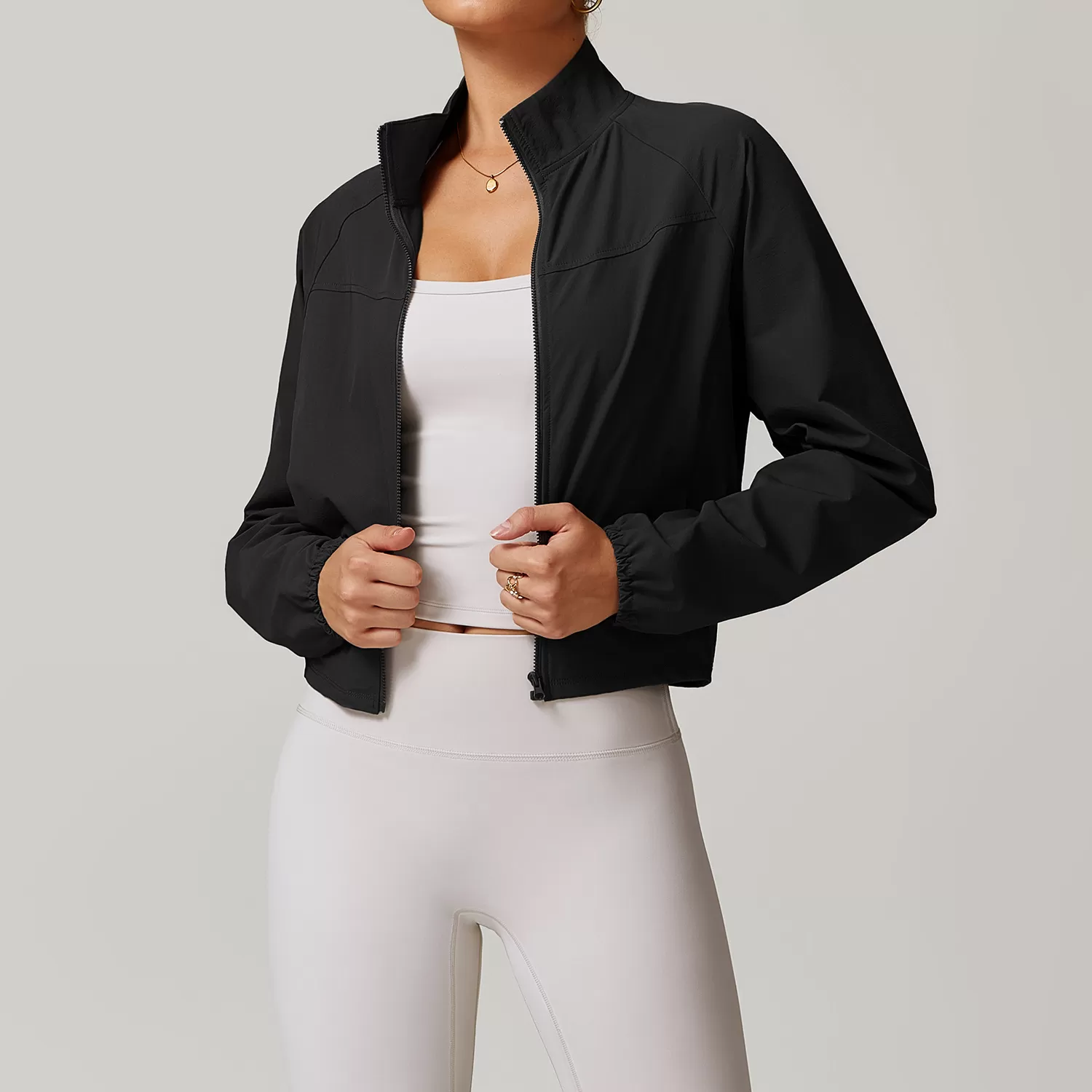 Women's Long Sleeve Jacket Top  FGBDWT8945