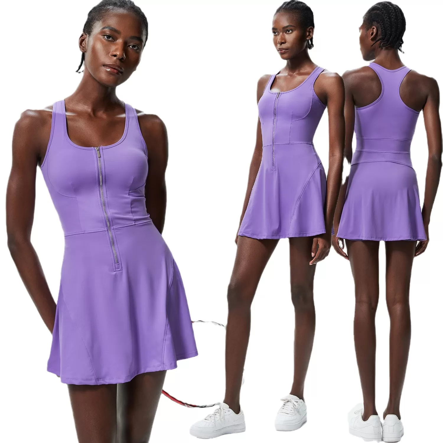 Women's Yoga Short Dress Set FGBLT482