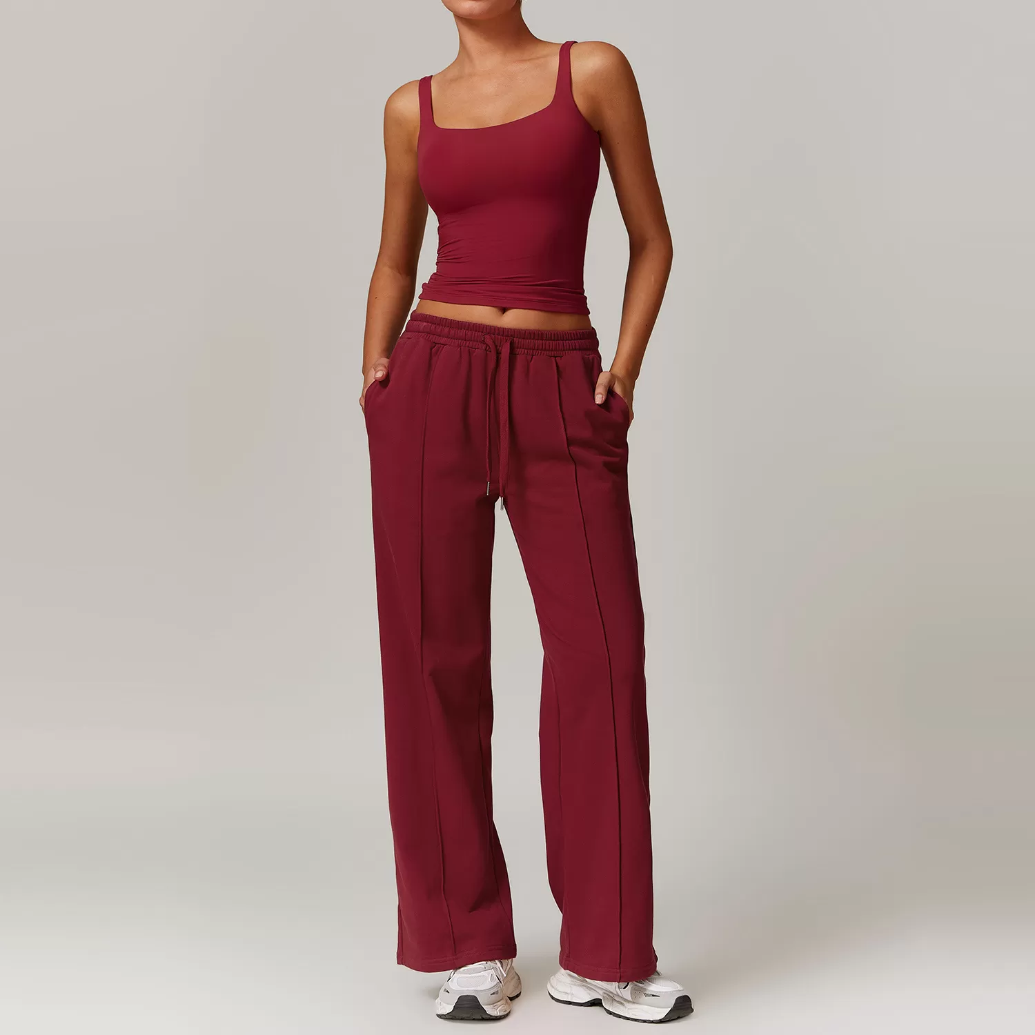 Women's 2-Piece Yoga Set: Vest Top and Pants FGBTZ8933