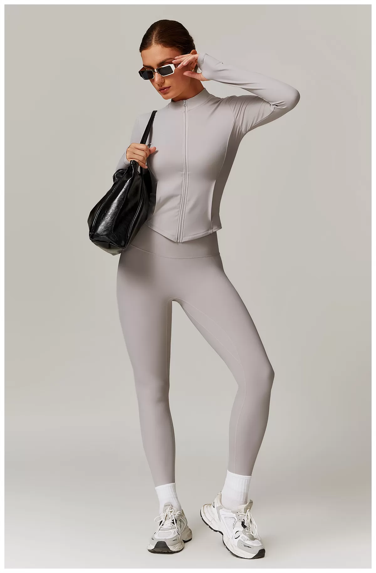 Women's 2-Piece Yoga Set: Jacket Top and Pants FGBTZ8924