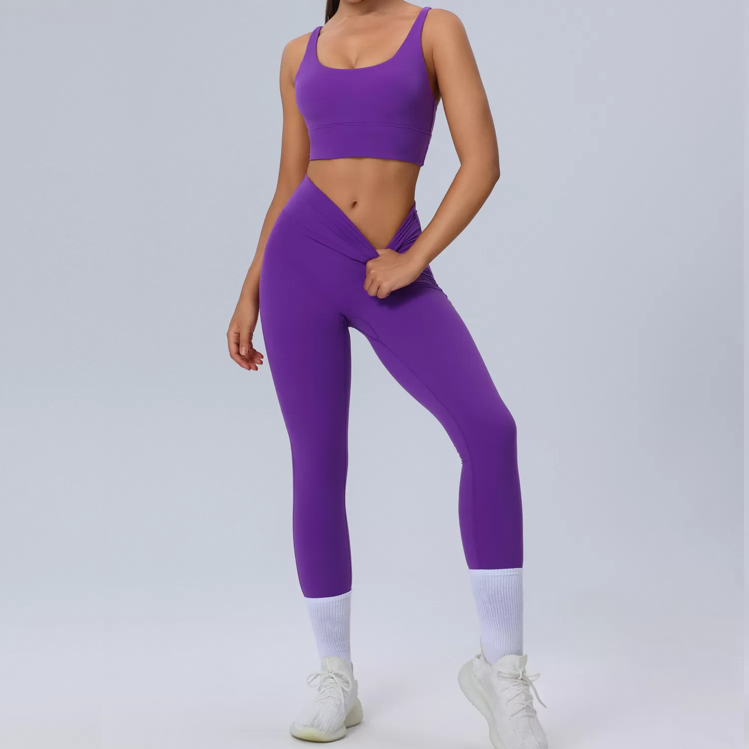 Women's 2-Piece Yoga Set: Bra Top and Leggings FGBF219-220