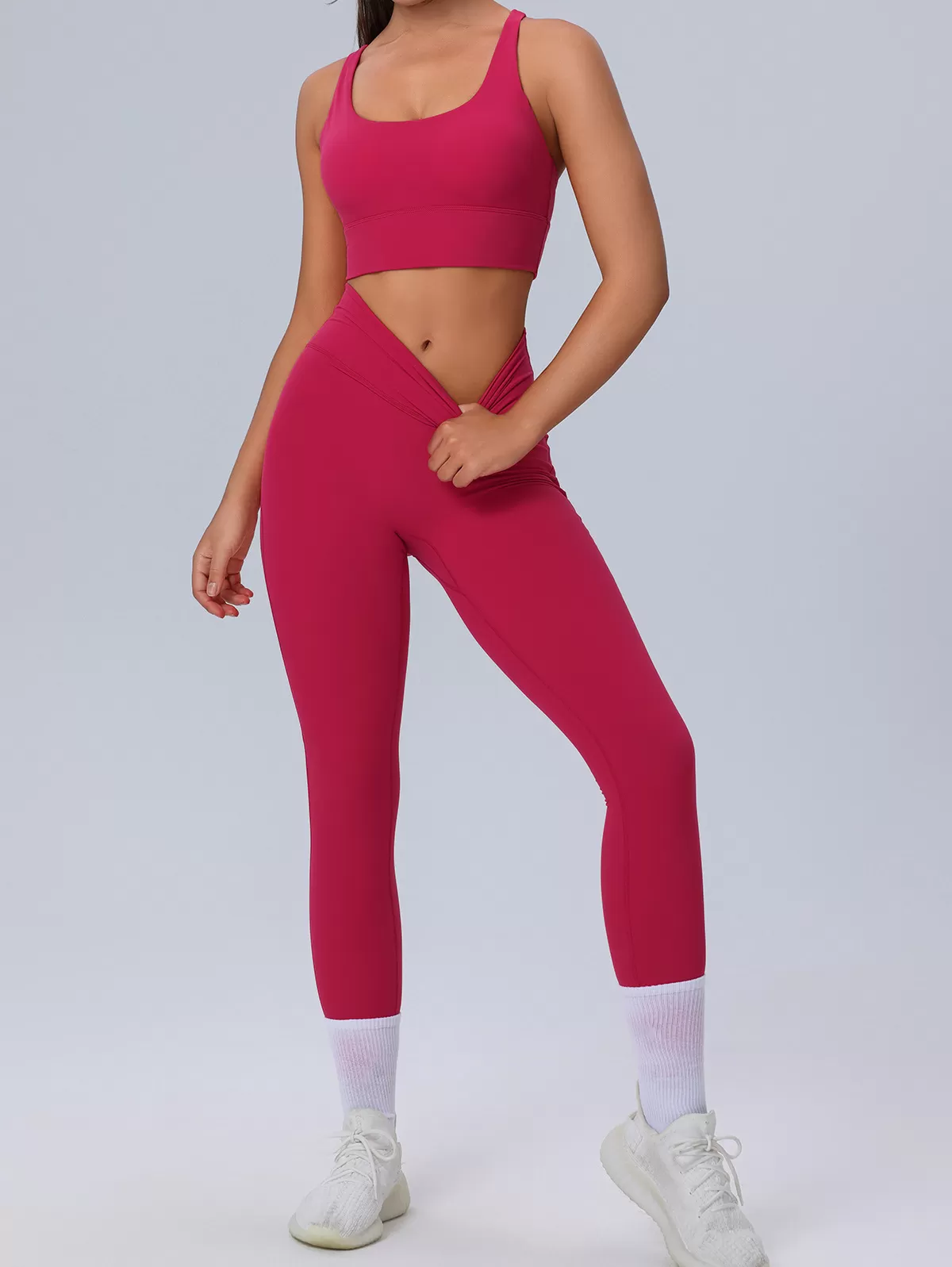 Women's 2-Piece Yoga Set: Bra Top and Leggings FGBF219-220