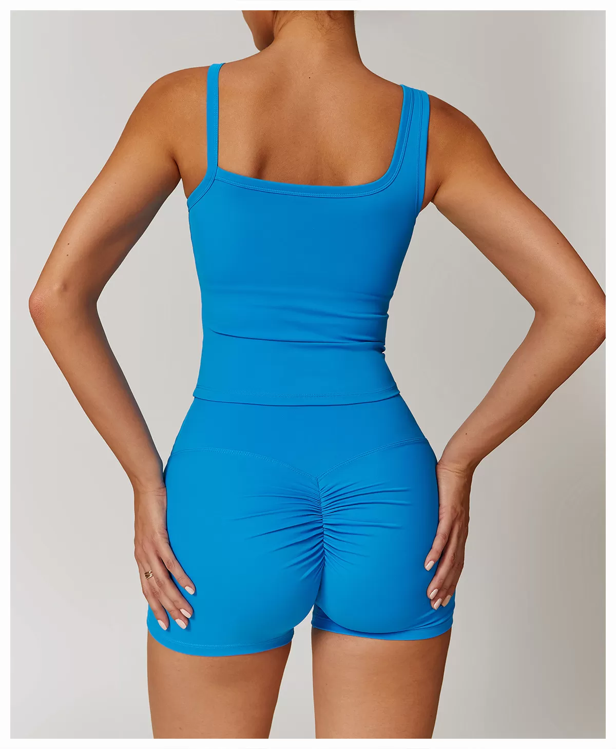 Women's 2-Piece Yoga Set: Vest and Shorts FGBTZ9000