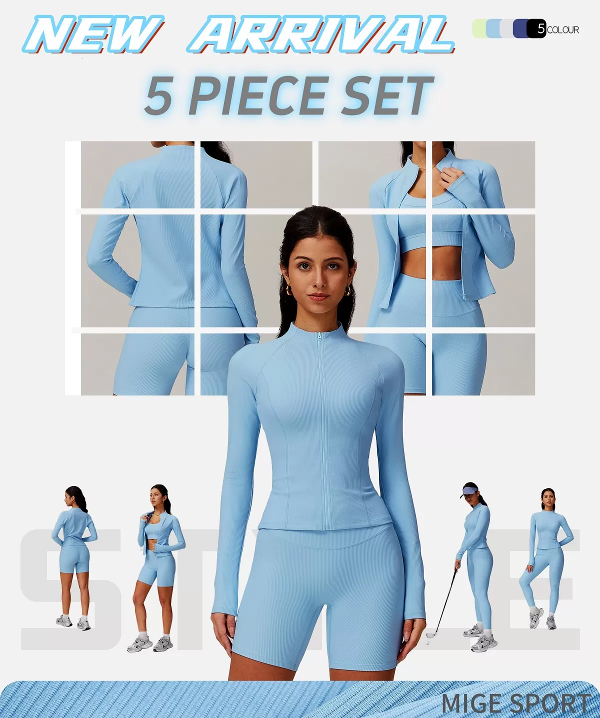 New Arrival: TZ9018 Collection – Stylish and Comfortable Activewear Set