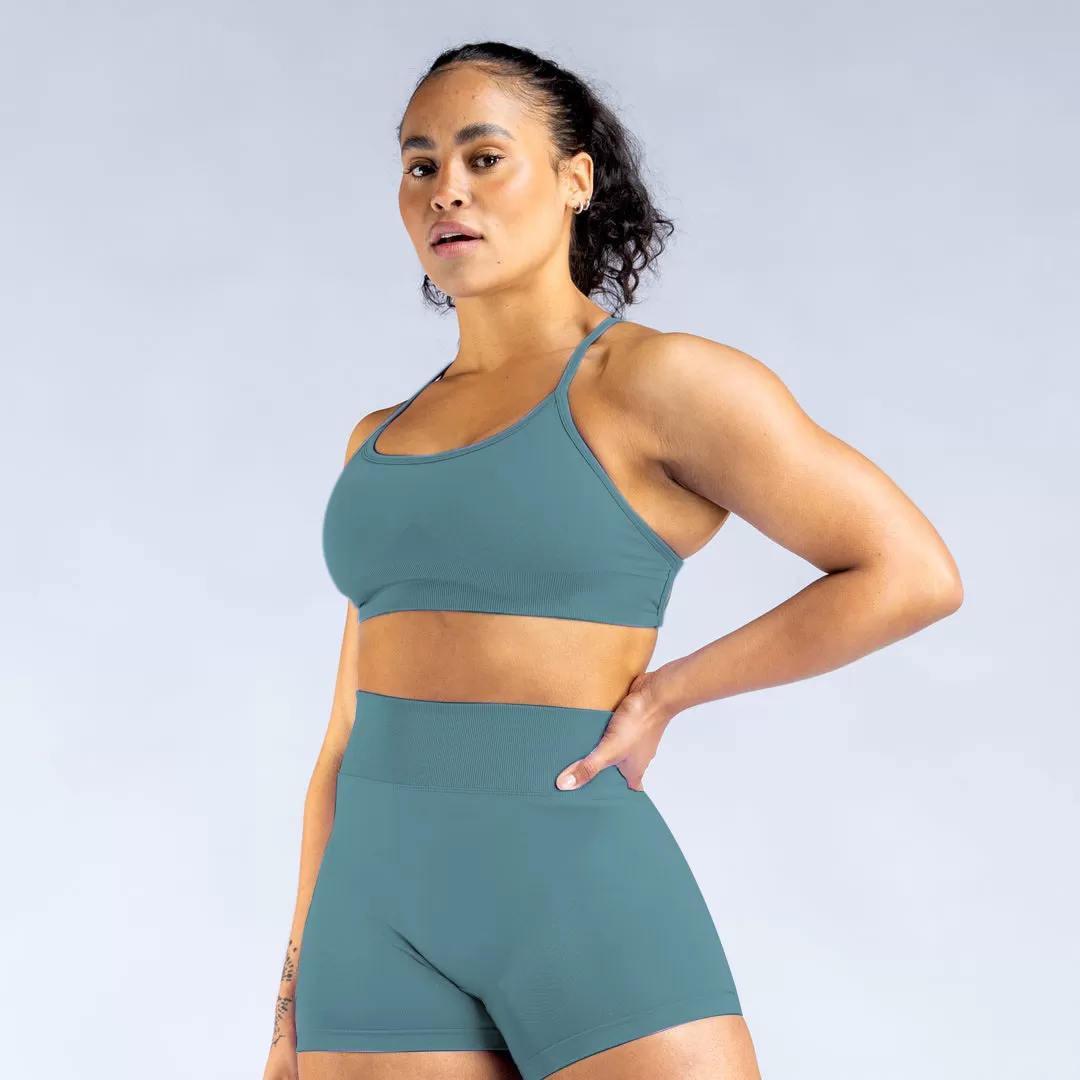 Women's 2-Piece Yoga Set: Bra Top and Shorts FGB8275&5296