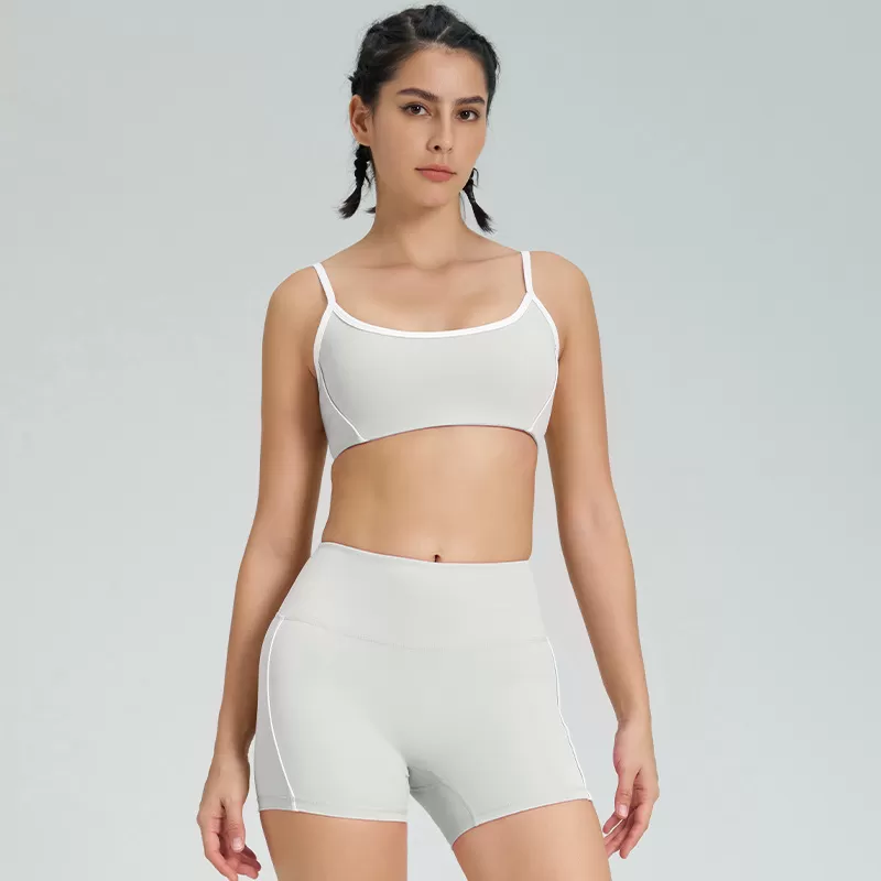 Women's 2-Piece Yoga Set: Bra Top and Shorts FGBB4014+K4541