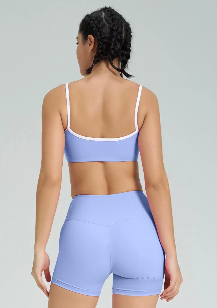 Women's 2-Piece Yoga Set: Bra Top and Shorts FGBB4014+K4541