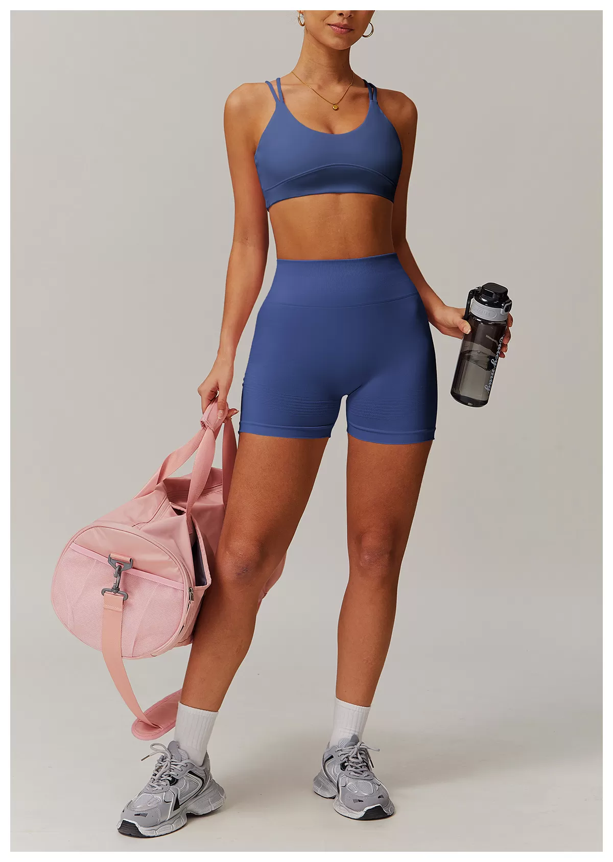 Women's 2-Piece Yoga Set: Bra Top and Shorts FGBTZ4001