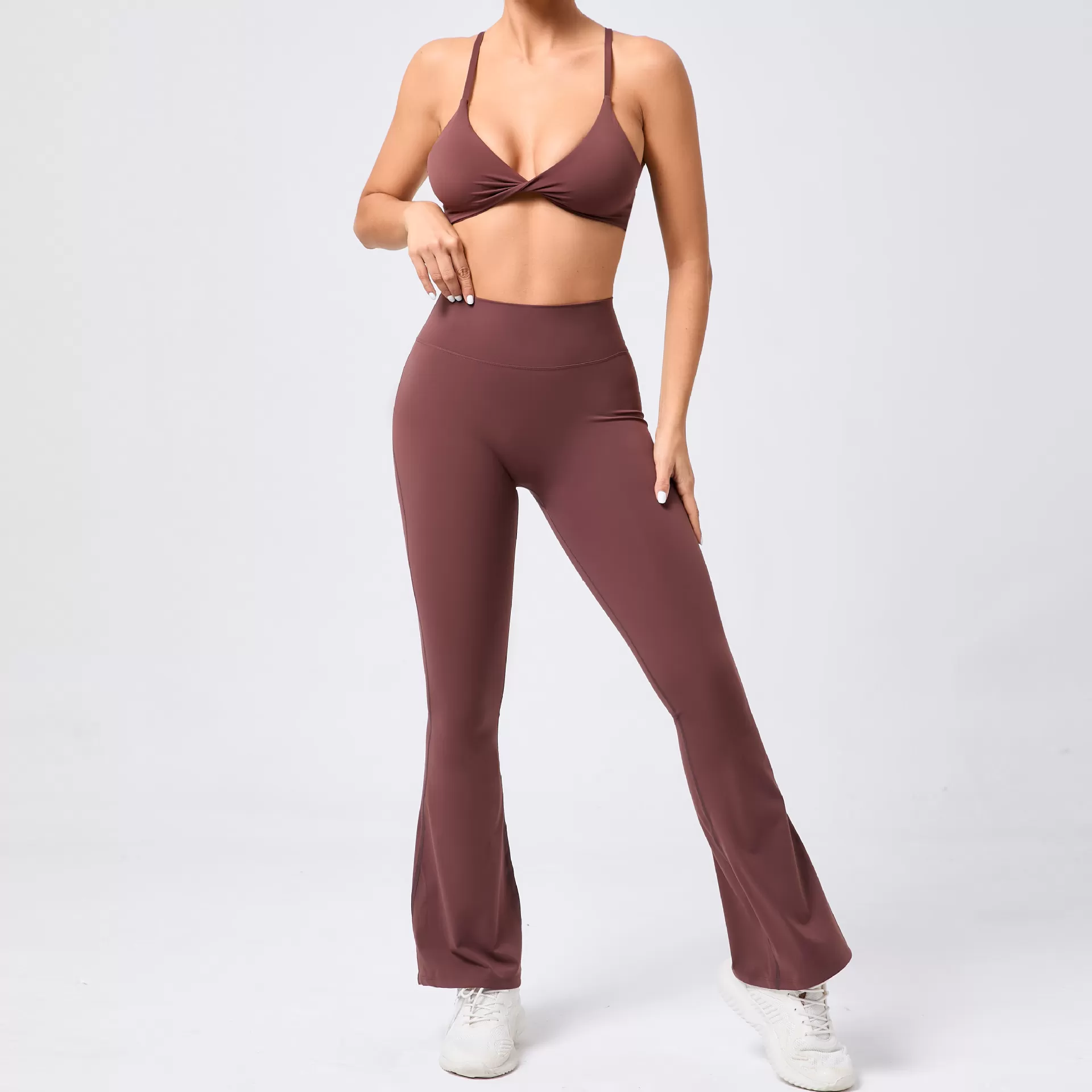 Women's 2-Piece Yoga Set: Bra Top and Pants FGB61041+9190