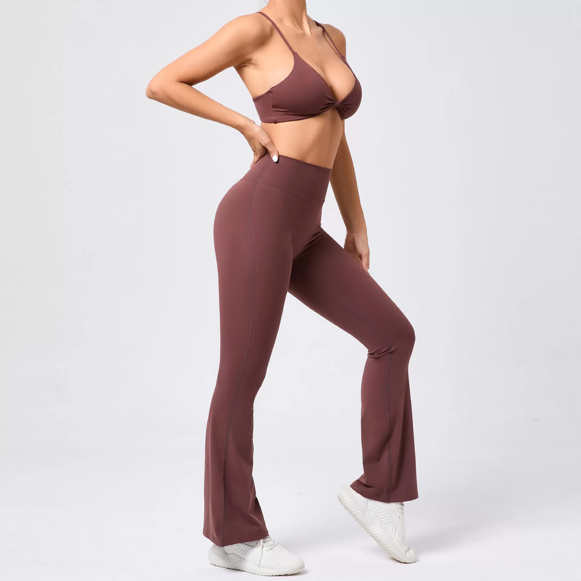 Women's 2-Piece Yoga Set: Bra Top and Pants FGB61041+9190