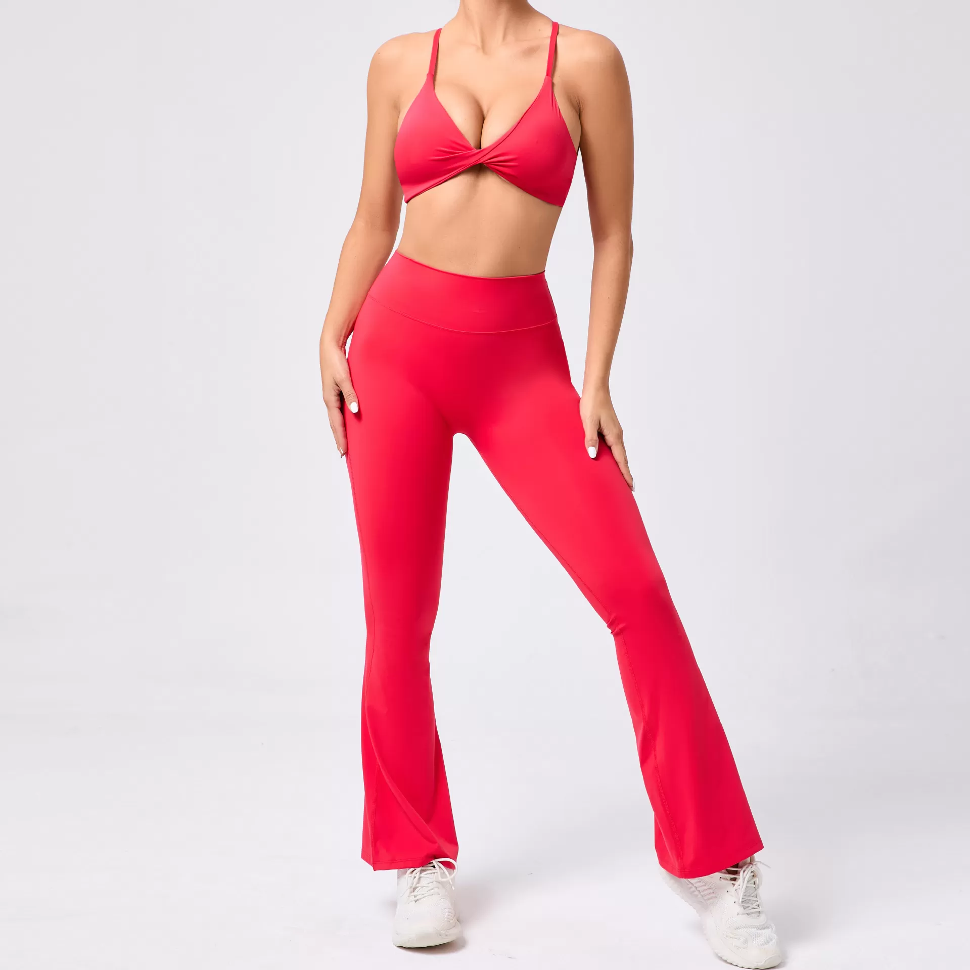 Women's 2-Piece Yoga Set: Bra Top and Pants FGB61041+9190