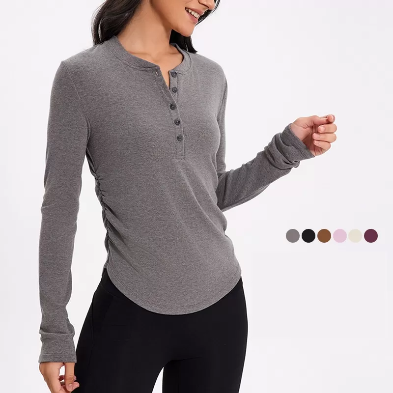 Women's Yoga Long Sleeve Top FGBYE6144