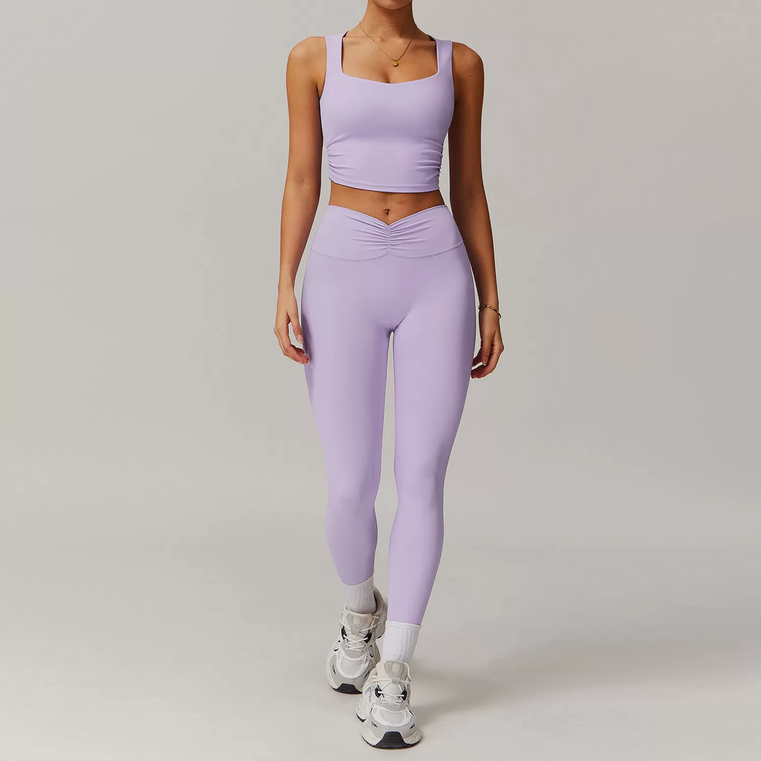 Women's 2-Piece Yoga Set: Vest Top and Leggings FGBTZ9141