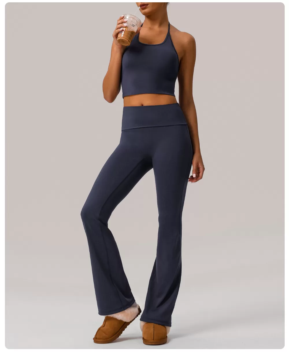 Women's 2-Piece Yoga Set: Bra Top and Pants FGBsmTK003