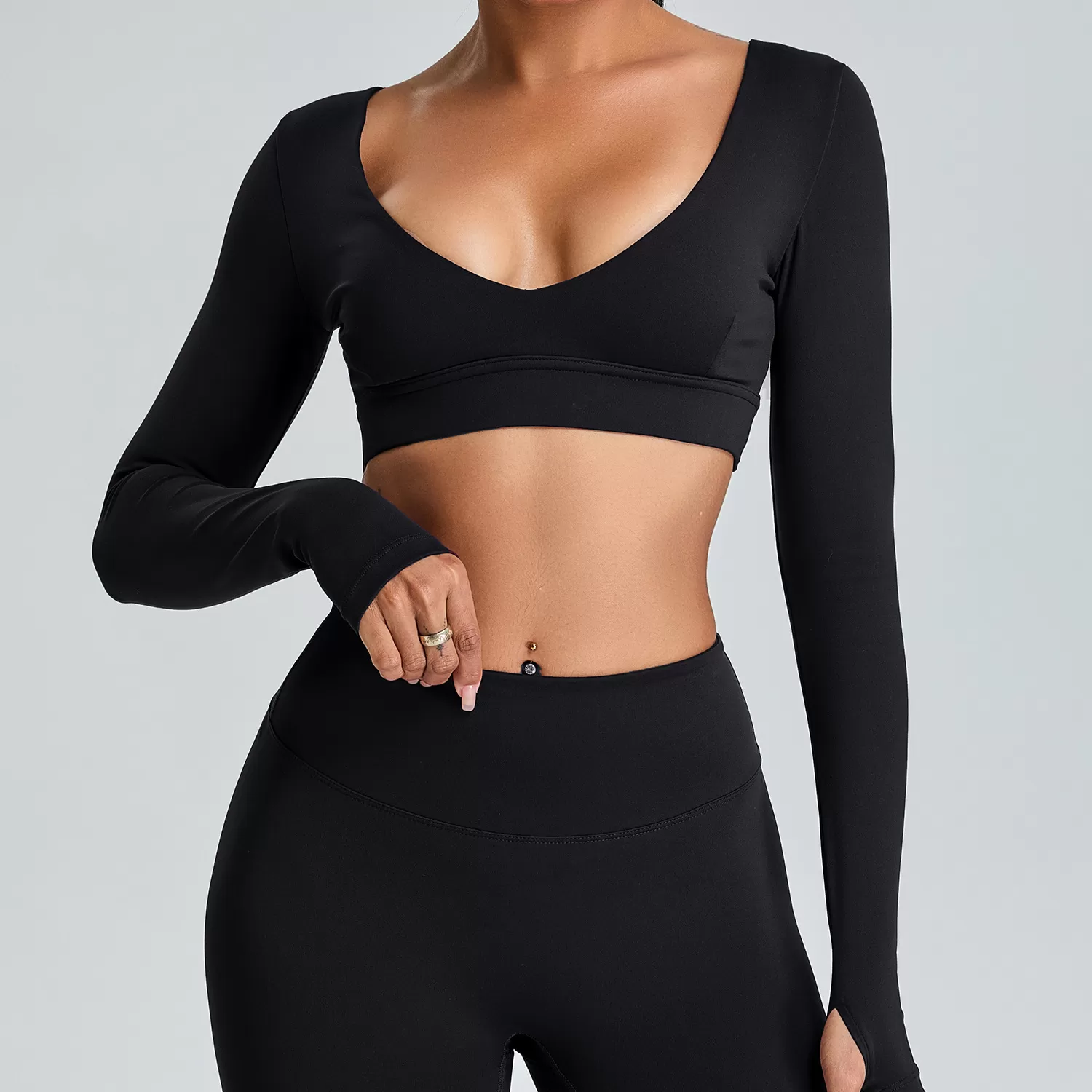 Women's Yoga Long Sleeves Top FGBTM0217