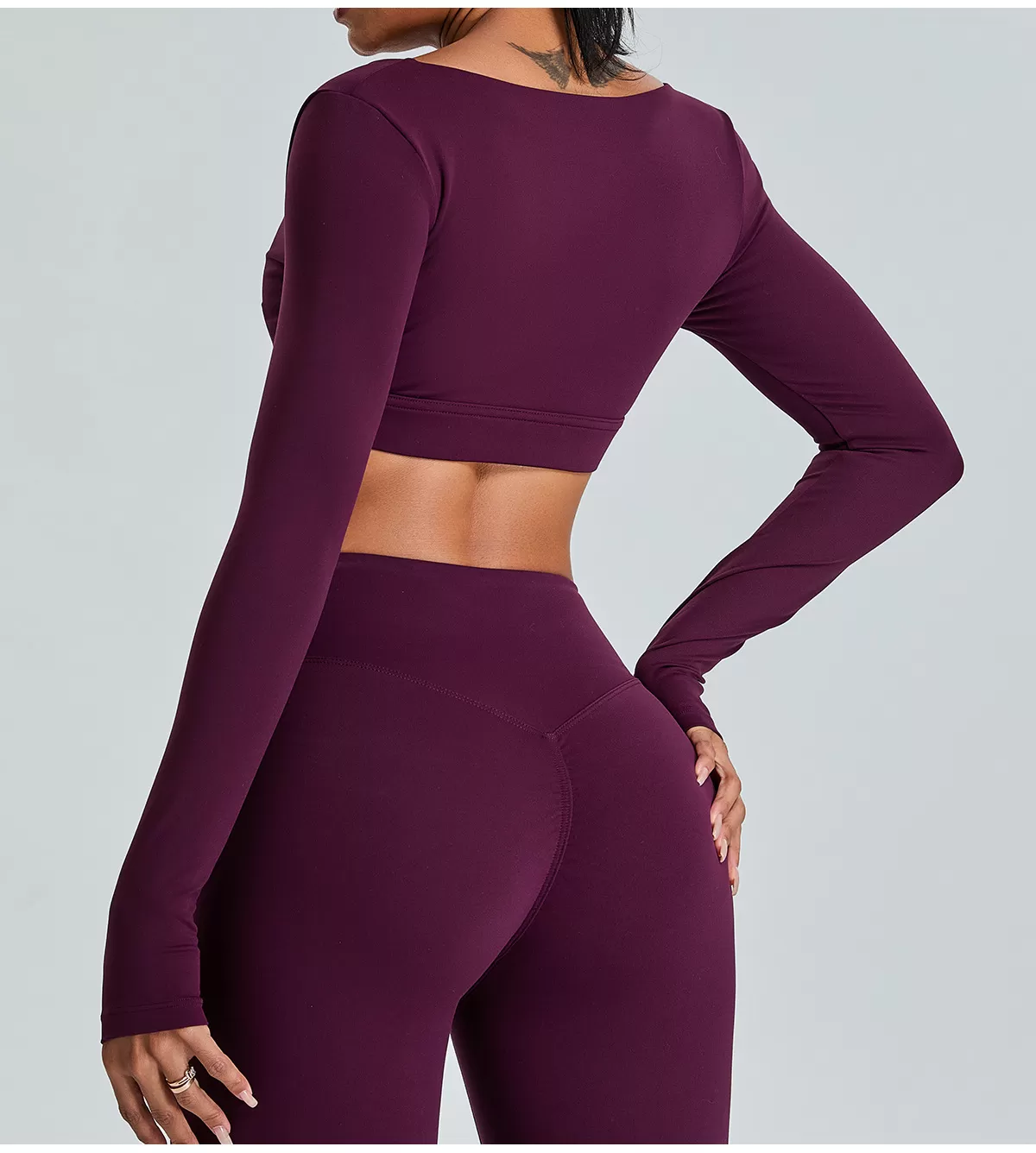 Women's Yoga Long Sleeves Top FGBTM0217