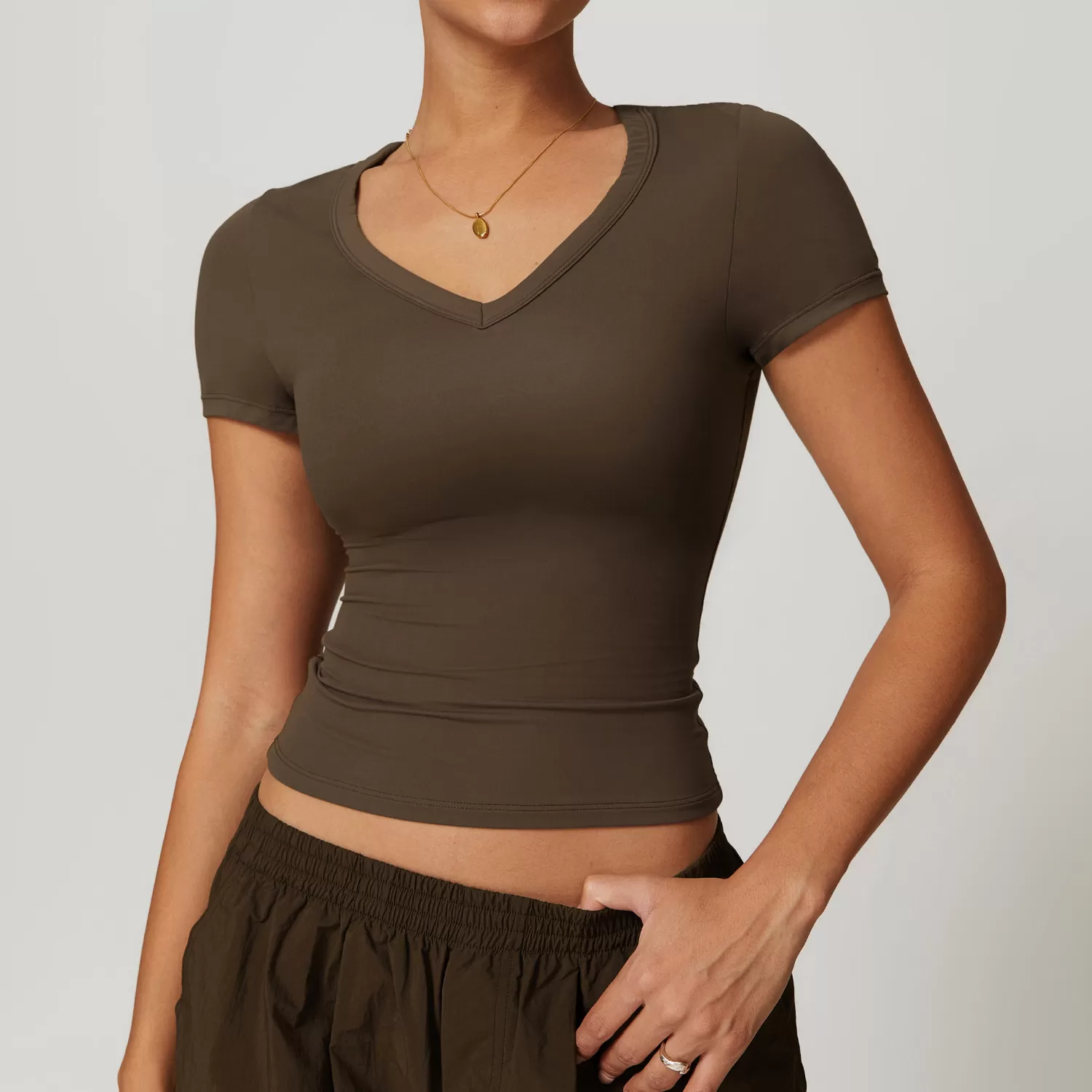 Women's Quick Dry Sportswear Short Sleeve Top FGBDDX8964-2